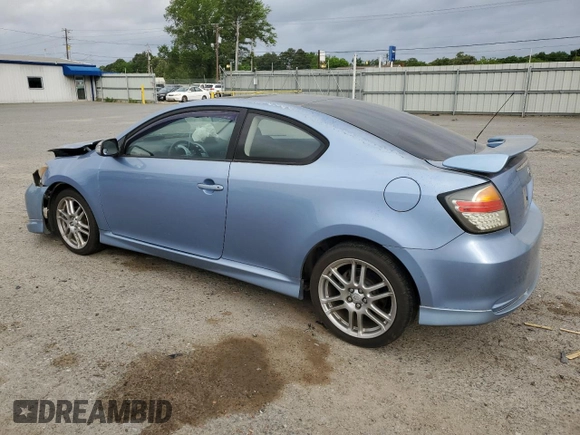 2008 Scion tC Spec with VIN JTKDE167180226016, listed as a Copart auction lot 53718005 with 117,463 mi miles and Salvage Title. Bid and sale history available at DreamBid. Image 2.