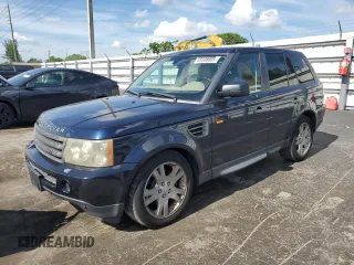 2006 Land Rover Range Rover Sport HSE with VIN SALSF25456A906803, listed as a Copart auction lot 65508665 with 185,849 mi miles and Salvage title. Bid and sale history available at DreamBid. Image 1.