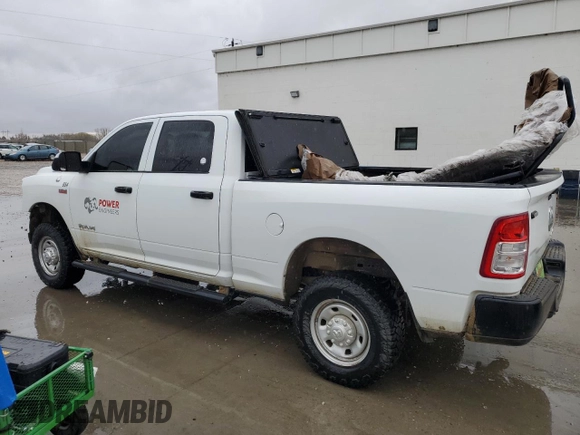 2022 Ram 2500 Tradesman with VIN 3C6UR5CJ4NG354347, listed as a Copart auction lot 47841465 with 73,218 mi miles and Salvage Title. Bid and sale history available at carsss.com. Image 2.