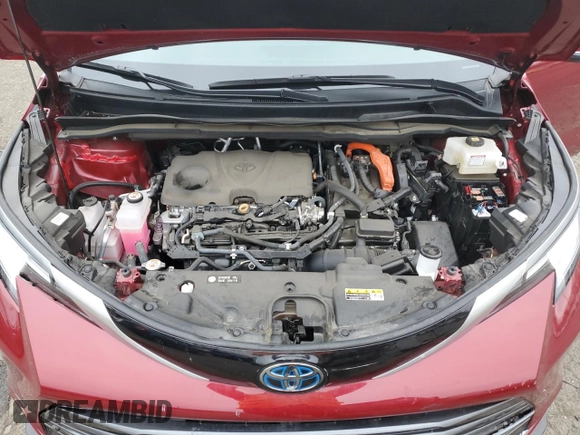 2022 Toyota Sienna Limited with VIN 5TDZSKFC8NS054715, listed as a Copart auction lot 43594725 with 24,628 mi miles and Salvage Title. Bid and sale history available at carsss.com. Image 12.