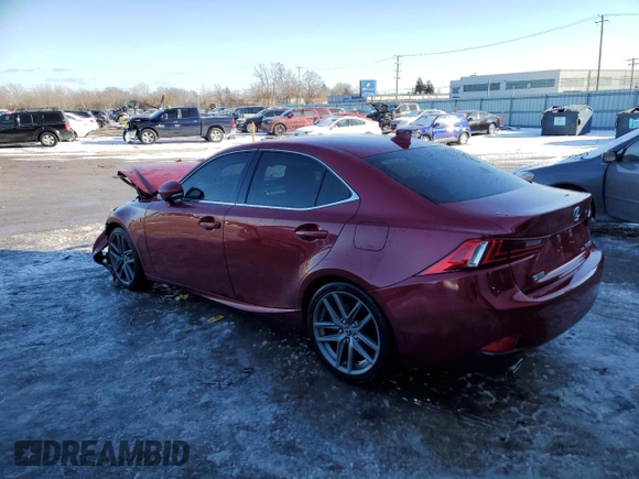 2015 Lexus IS 350 with VIN JTHCE1D26F5007092, listed as a Copart auction lot 42091245 with 70,986 mi miles and Salvage Title. Bid and sale history available at DreamBid. Image 2.