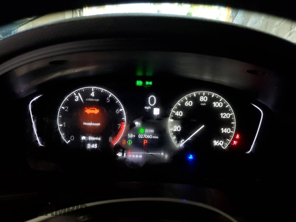 2023 Honda Civic Sport with VIN 2HGFE2F56PH562387, listed as a Copart auction lot 58408355 with 27,060 mi miles and Salvage title. Bid and sale history available at DreamBid. Image 9.