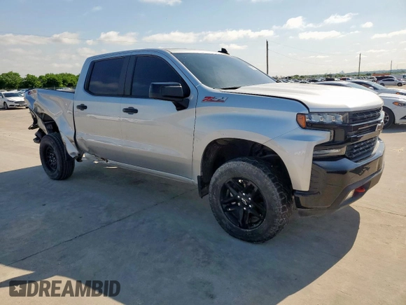 2021 Chevrolet Silverado 1500 LT Trail Boss with VIN 3GCPYFED1MG247406, listed as a Copart auction lot 55861975 with 41,423 mi miles and Salvage Title. Bid and sale history available at DreamBid. Image 4.