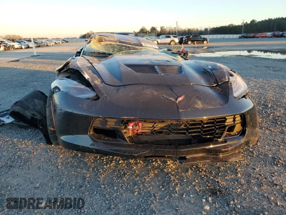 2015 Chevrolet Corvette Z06 1LZ z VIN 1G1YP2D63F5604803, wystawiony jako Copart lot #86177014 z przebiegiem Nie podano mil oraz Szkoda całkowita • Salvage title. Historia ofert i sprzedaży dostępna na DreamBid. Obrazek 5.