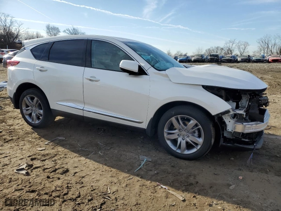 2020 Acura RDX w/Advance Pkg with VIN 5J8TC2H76LL019710, listed as a Copart auction lot 46147875 with 34,190 mi miles and Salvage Title. Bid and sale history available at carsss.com. Image 4.