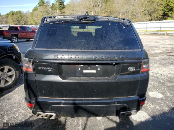 2019 Land Rover Range Rover Sport HST with VIN SALWS2SU6KA861771, listed as a Copart auction lot 80624244 with 0 mi miles and Salvage Title. Bid and sale history available at carsss.com. Image 6.