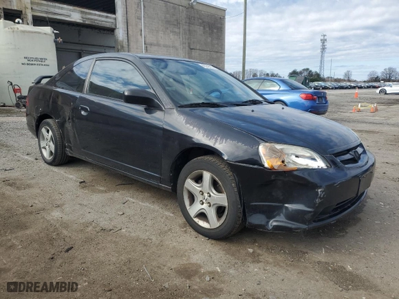 2003 Honda Civic LX with VIN 1HGEM225X3L062878, listed as a Copart auction lot 45748135 with 202,904 mi miles and Salvage Title. Bid and sale history available at carsss.com. Image 4.