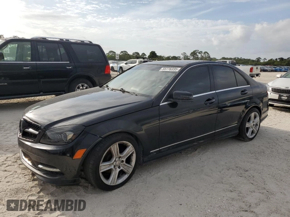2011 Mercedes-Benz C 300 Sport with VIN WDDGF8BB5BR169039, listed as a Copart auction lot 55776335 with 167,345 mi miles and Clean title. Bid and sale history available at DreamBid. Image 1.