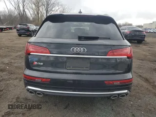 2021 Audi SQ5 Premium Plus with VIN WA1B4AFY9M2022325, listed as a Copart auction lot 50020205 with 57,836 mi miles and Salvage Title. Bid and sale history available at carsss.com. Image 6.