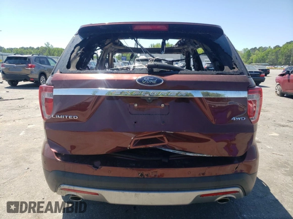 2016 Ford Explorer Limited z VIN 1FM5K8F85GGC82791, wystawiony jako Copart lot #53523305 z przebiegiem Nie podano mil oraz Szkoda całkowita • Salvage title. Historia ofert i sprzedaży dostępna na DreamBid. Obrazek 6.