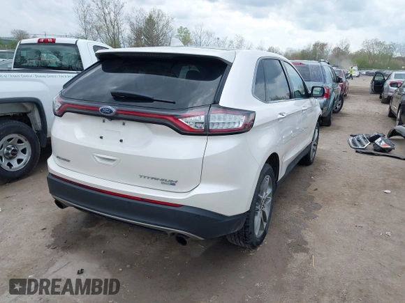 2017 Ford Edge Titanium with VIN 2FMPK4K94HBB41767, listed as a IAAI auction lot 42101946 with 76,984 mi miles. Bid and sale history available at carsss.com. Image 4.