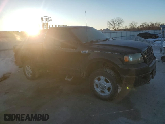 2008 Ford F-150 XL with VIN 1FTRF14W48KE24792, listed as a Copart auction lot 89286445 with 221,905 mi miles and Salvage Title. Bid and sale history available at carsss.com. Image 4.