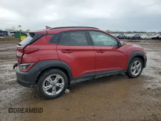 2023 Hyundai Kona SEL с VIN KM8K3CAB2PU063097, выставлен на аукционе Copart как лот 54108895 с пробегом 23 016 миль миль и Списание • Salvage title. История ставок и продаж доступна на DreamBid. Изображение 3.