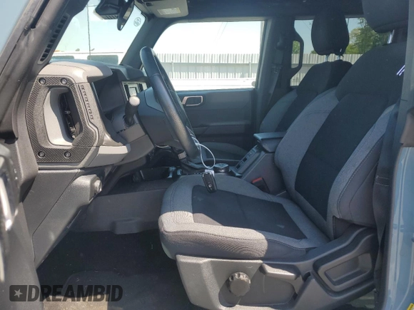 2022 Ford Bronco with VIN 1FMEE5BP4NLB62407, listed as a Copart auction lot 52164665 with 45,393 mi miles and Salvage Title. Bid and sale history available at DreamBid. Image 7.
