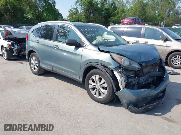 2012 Honda CR-V EX-L with VIN JHLRM4H75CC020481, listed as a IAAI auction lot 42167426 with 187,540 mi miles and . Bid and sale history available at DreamBid. Image 1.
