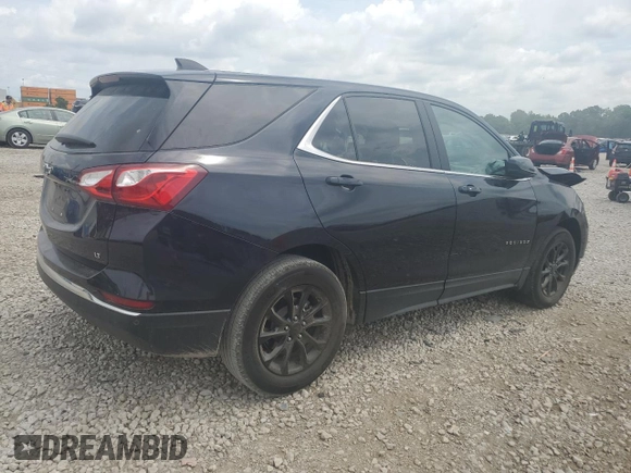 2021 Chevrolet Equinox LT with VIN 3GNAXKEV6MS103252, listed as a Copart auction lot 61040265 with 48,778 mi miles and Salvage title. Bid and sale history available at DreamBid. Image 3.