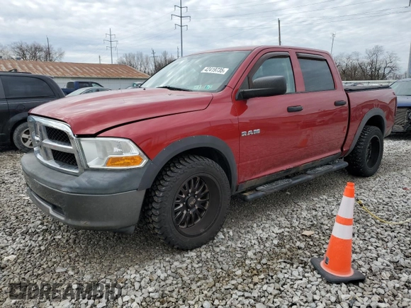 2010 Dodge 1500 SLT with VIN 1D7RV1CP9AS113819, listed as a Copart auction lot 42419735 with 184,566 mi miles and Salvage Title. Bid and sale history available at carsss.com. Image 1.