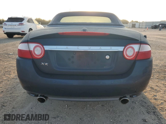 2007 Jaguar XK with VIN SAJDA44B375B06266, listed as a Copart auction lot 73837554 with 0 mi miles and Non Repairable. Bid and sale history available at carsss.com. Image 6.