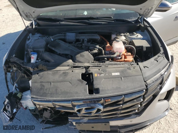2023 Hyundai Tucson Hybrid Limited with VIN KM8JECA14PU112927, listed as a Copart auction lot 87116264 with 55,129 mi miles and Salvage Title. Bid and sale history available at carsss.com. Image 14.