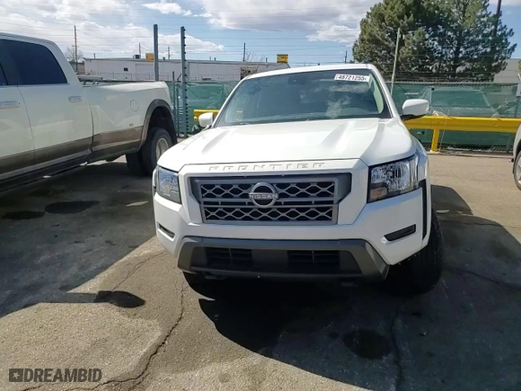 2023 Nissan Frontier SV with VIN 1N6ED1EK2PN654423, listed as a Copart auction lot 48721255 with 30,070 mi miles and Salvage Title. Bid and sale history available at carsss.com. Image 10.