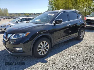 2017 Nissan Rogue SL with VIN 5N1AT2MV0HC733183, listed as a Copart auction lot 53629635 with 125,275 mi miles and Salvage Title. Bid and sale history available at carsss.com. Image 1.