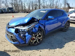 2022 Toyota C-HR XLE with VIN NMTKHMBX6NR141726, listed as a Copart auction lot 46753965 with 40,741 mi miles and Salvage Title. Bid and sale history available at carsss.com. Image 1.