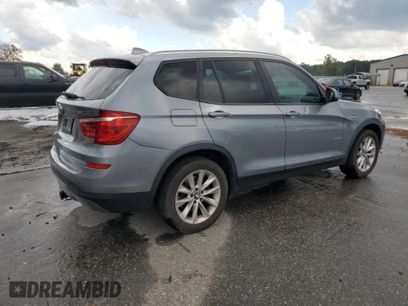 2015 BMW X3 xDrive28d with VIN 5UXWY3C57F0E95285, listed as a Copart auction lot 73287134 with 106,237 mi miles and Salvage Title. Bid and sale history available at carsss.com. Image 3.