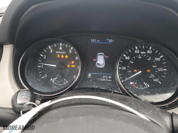 2019 Nissan Rogue Sport S with VIN JN1BJ1CR3KW311902, listed as a Copart auction lot 44703405 with 113,867 mi miles and Salvage Title. Bid and sale history available at carsss.com. Image 9.