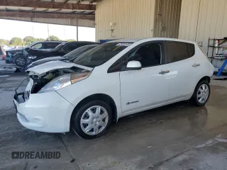 2015 Nissan LEAF S with VIN 1N4AZ0CP7FC301283, listed as a Copart auction lot 42929245 with 41,630 mi miles and Salvage Title. Bid and sale history available at carsss.com. Image 1.