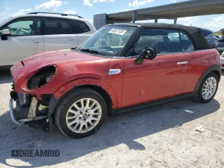 2016 MINI Convertible S with VIN WMWWG9C51G3A92388, listed as a Copart auction lot 43527125 with 144,454 mi miles and Salvage Title. Bid and sale history available at DreamBid. Image 1.