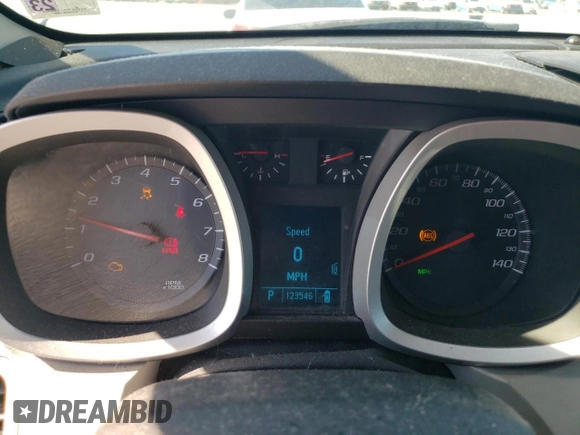 2011 Chevrolet Equinox LS with VIN 2GNALBEC2B1147400, listed as a Copart auction lot 52441585 with 123,546 mi miles and Salvage Title. Bid and sale history available at carsss.com. Image 9.