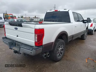 2020 Ford F-250 XL with VIN 1FT7W2BT2LEC28122, listed as a IAAI auction lot 42188054 with 105,973 mi miles and . Bid and sale history available at DreamBid. Image 4.