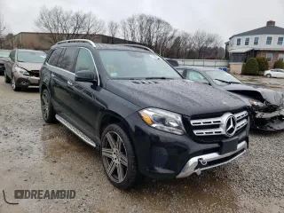 2019 Mercedes-Benz GLS with VIN 4JGDF6EE8KB186901, listed as a Copart auction lot 72484372 with 0 mi miles. Bid and sale history available at carsss.com. Image 4.
