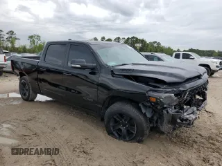 2022 Ram 1500 Big Horn with VIN 1C6RREMT0NN393921, listed as a Copart auction lot 51179695 with 79,839 mi miles and Salvage Title. Bid and sale history available at carsss.com. Image 4.
