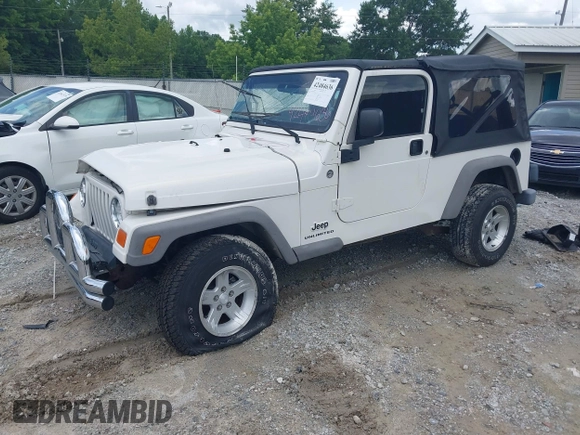 2005 Jeep Wrangler Unlimited with VIN 1J4FA44S65P368475, listed as a IAAI auction lot 42484636 with Not provided miles and . Bid and sale history available at DreamBid. Image 4.