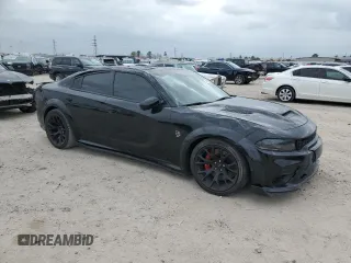2023 Dodge Charger SRT Hellcat Widebody Jailbreak with VIN 2C3CDXL98PH553381, listed as a Copart auction lot 47238865 with 18,956 mi miles and Salvage Title. Bid and sale history available at carsss.com. Image 4.