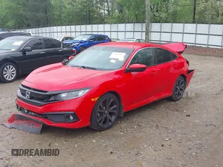 2020 Honda Civic Sedan Sport with VIN 2HGFC2F85LH568143, listed as a IAAI auction lot 41967995 with 97,750 mi miles. Bid and sale history available at carsss.com. Image 18.
