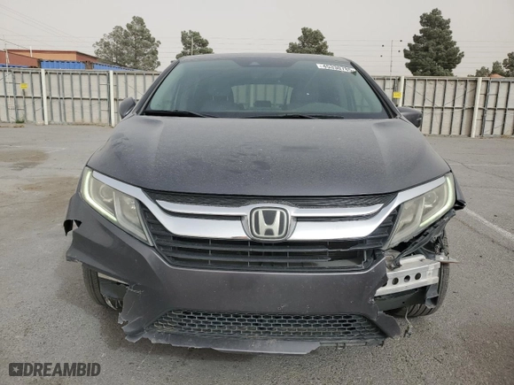 2018 Honda Odyssey EX-L with VIN 5FNRL6H76JB068583, listed as a Copart auction lot 45330785 with 80004 miles and Salvage Title. Bid and sale history available at carsss.com. Image 5.
