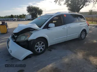 2007 Nissan Quest S with VIN 5N1BV28U47N122415, listed as a Copart auction lot 80193794 with 126,334 mi miles and Salvage Title. Bid and sale history available at carsss.com. Image 1.