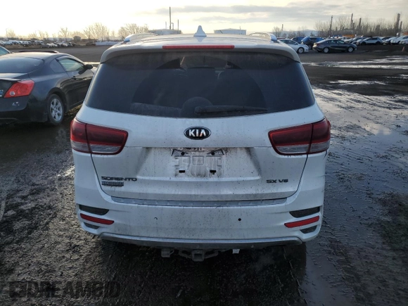 2018 Kia Sorento SX with VIN 5XYPKDA58JG353964, listed as a Copart auction lot 49815195 with 174,753 mi miles and Salvage Title. Bid and sale history available at carsss.com. Image 6.