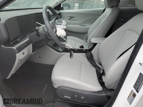 2024 Hyundai Kona Limited with VIN KM8HECA31RU083275, listed as a Copart auction lot 46590375 with 19,642 mi miles and Non Repairable. Bid and sale history available at carsss.com. Image 7.
