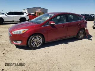 2017 Ford Focus Titanium with VIN 1FADP3N23HL268209, listed as a Copart auction lot 48668865 with 107,339 mi miles and Salvage Title. Bid and sale history available at carsss.com. Image 1.