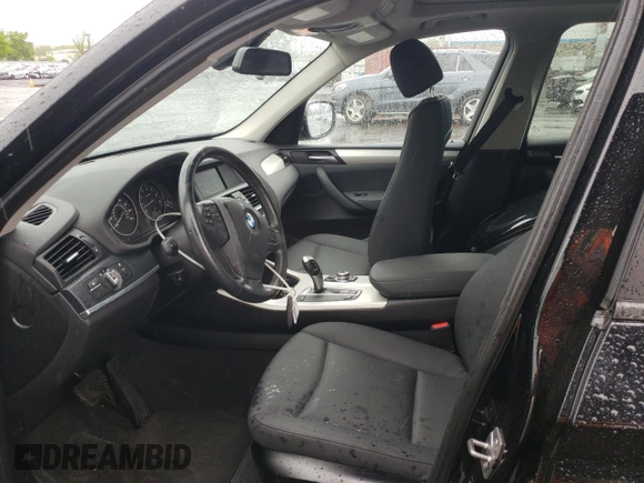 2011 BMW X3 28i with VIN 5UXWX5C58BL712640, listed as a Copart auction lot 55099015 with 72,256 mi miles and Salvage Title. Bid and sale history available at DreamBid. Image 7.