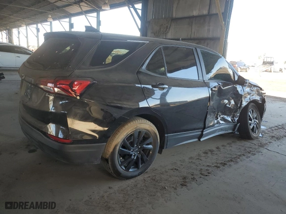 2024 Chevrolet Equinox LS with VIN 3GNAXHEG7RL172991, listed as a Copart auction lot 88887115 with 43,031 mi miles and Salvage Title. Bid and sale history available at carsss.com. Image 3.
