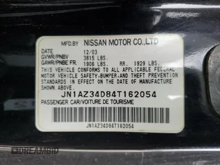 2004 Nissan 350Z Touring with VIN JN1AZ34D84T162054, listed as a Copart auction lot 88550725 with 116,152 mi miles and Salvage Title. Bid and sale history available at carsss.com. Image 12.