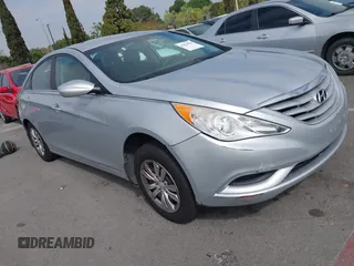 2013 Hyundai Sonata GLS with VIN 5NPEB4AC9DH598744, listed as a IAAI auction lot 42024858 with 92,750 mi miles and . Bid and sale history available at carsss.com. Image 1.