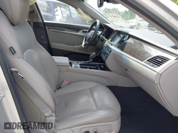 2017 Genesis G80 3.8L z VIN KMHGN4JE5HU194946, wystawiony jako IAAI lot #42108731 z przebiegiem 155 495 mil mil oraz . Historia ofert i sprzedaży dostępna na DreamBid. Obrazek 5.