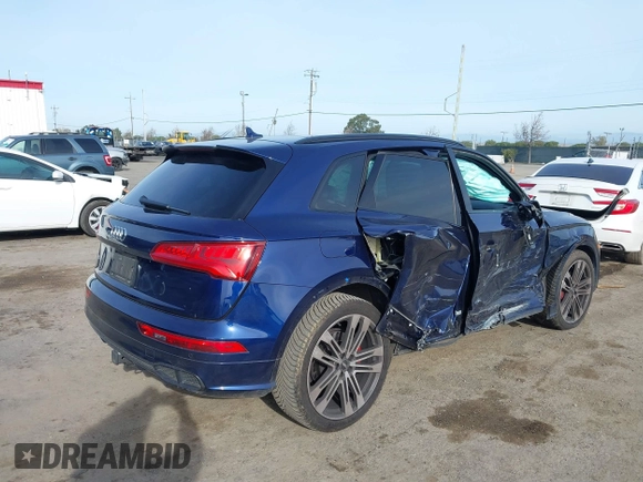 2019 Audi SQ5 Premium Plus z VIN WA1B4AFY7K2118533, wystawiony jako IAAI lot #41831763 z przebiegiem 66 432 mil mil oraz . Historia ofert i sprzedaży dostępna na DreamBid. Obrazek 6.