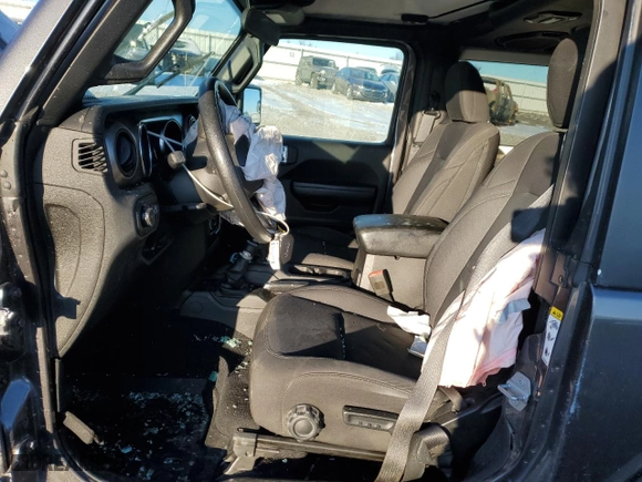 2018 Jeep Wrangler Sport S with VIN 1C4GJXAN0JW263859, listed as a Copart auction lot 88562215 with 22,131 mi miles and Salvage Title. Bid and sale history available at carsss.com. Image 7.