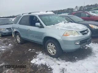 2002 Acura MDX with VIN 2HNYD18282H535668, listed as a IAAI auction lot 41550403 with 999,999 mi miles. Bid and sale history available at carsss.com. Image 1.